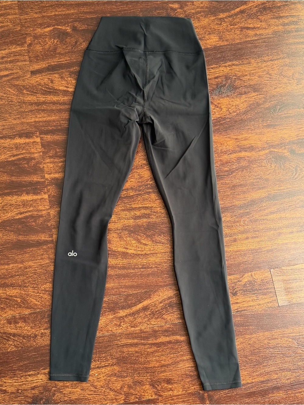 ALO Yoga Ripped Warrior High Waist Leggings Black XS Cutout Activewear